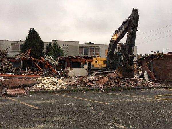 City of Olympia Isthmus building demolition